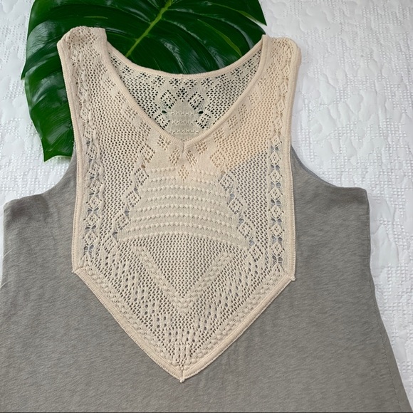 Missy Robertson Sleeveless Crochet Top Sz Medium - Picture 6 of 13